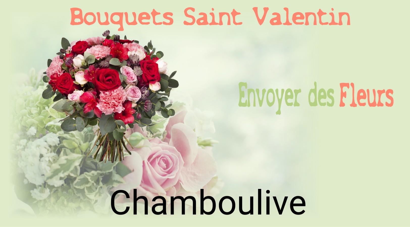 Roses de Saint-Valentin livrées à Chamboulive